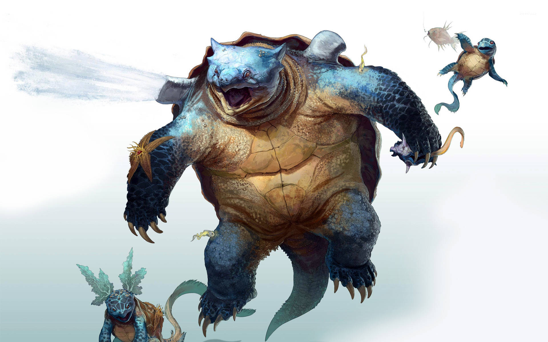 Realistic Squirtle Evolution