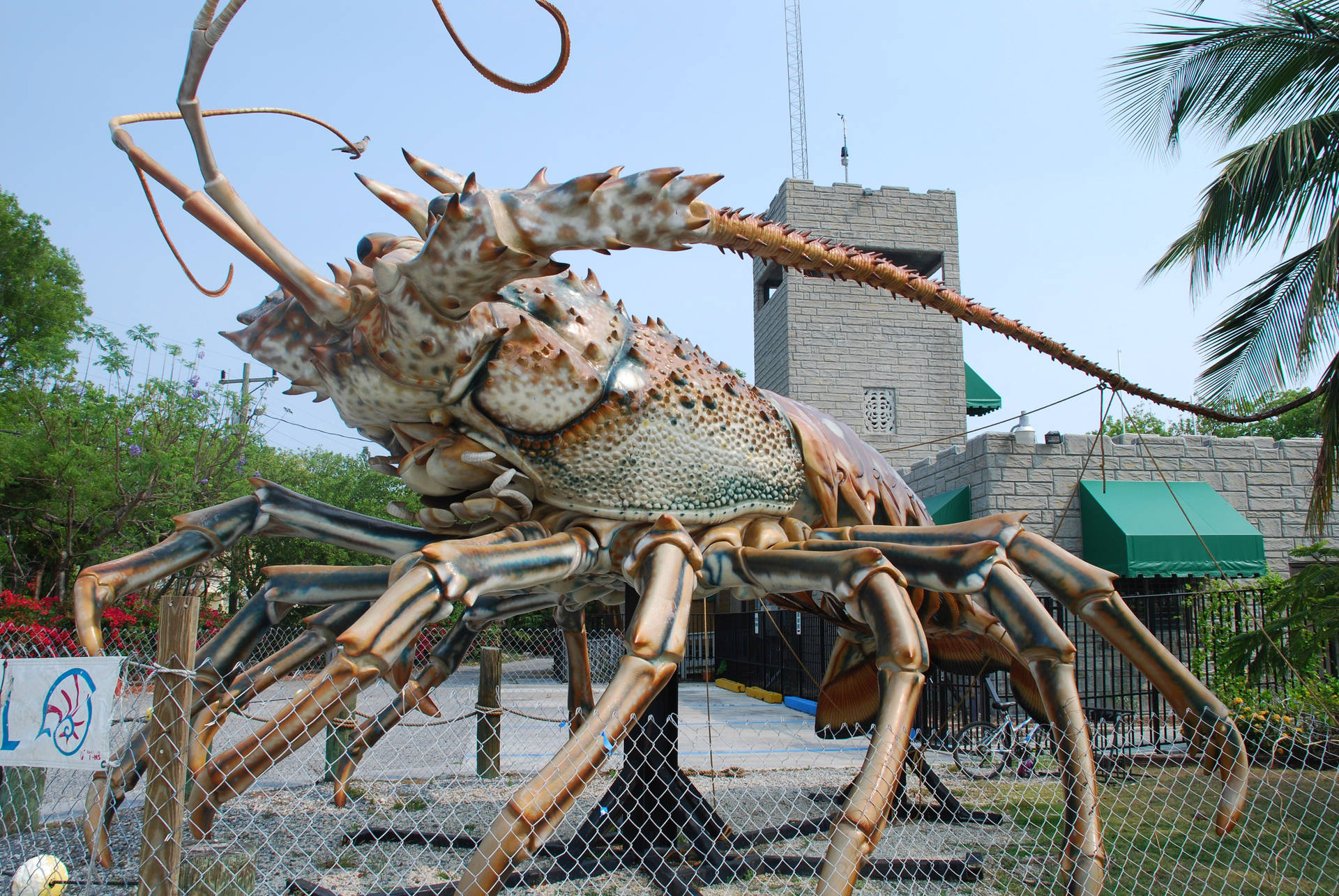 Realistic Statue Of A Lobster