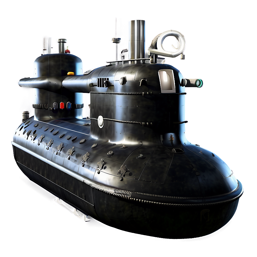 Realistic Submarine Image Png 10 PNG
