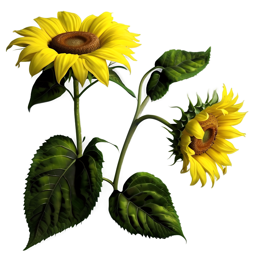 Realistic Sunflower Png Rvc PNG