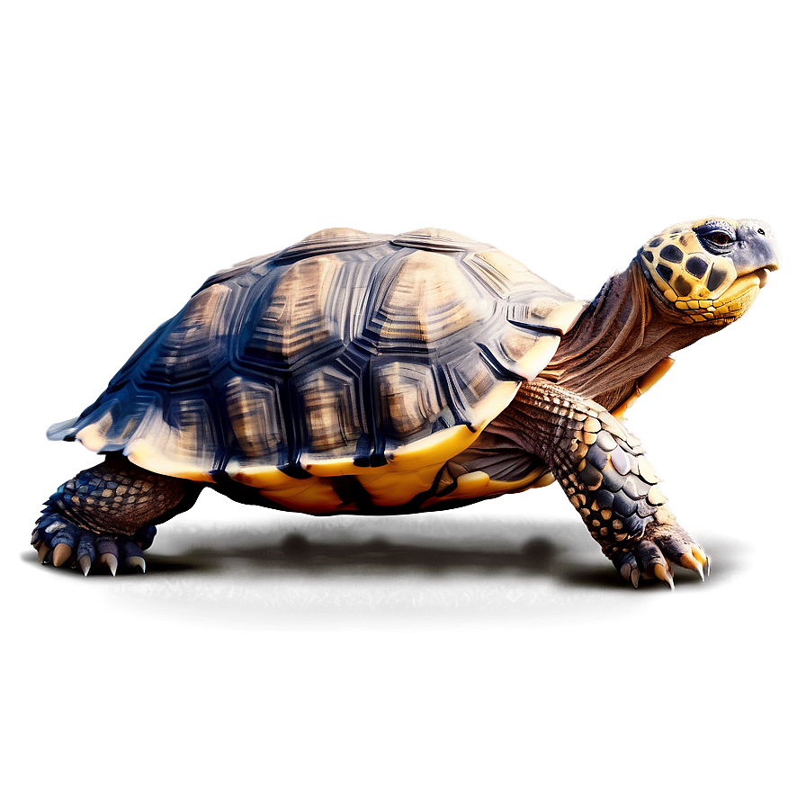 Realistic Tortoise Illustration Png 06242024 PNG