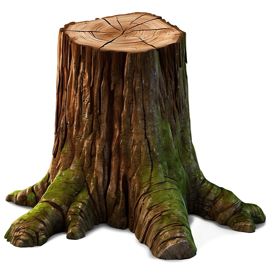 Realistic Tree Stump Png 06132024 PNG