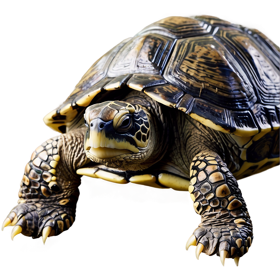Realistic Turtle Illustration Png 05232024 PNG