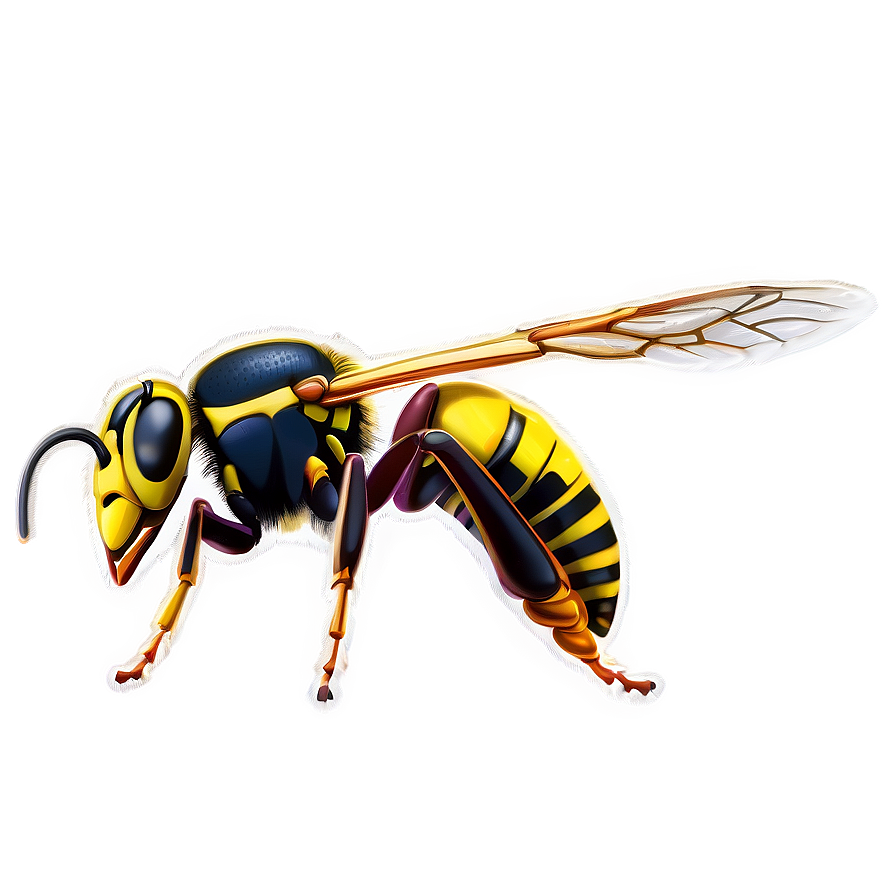 Realistic Wasp Image Png 05242024 PNG