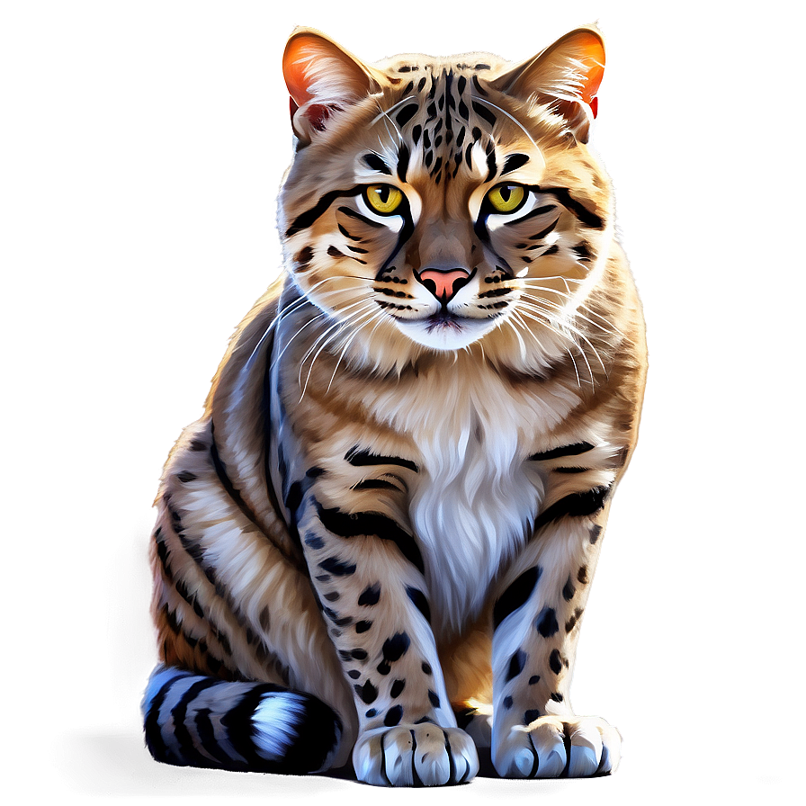 Realistic Wildcat Portrait Png Jol53 PNG