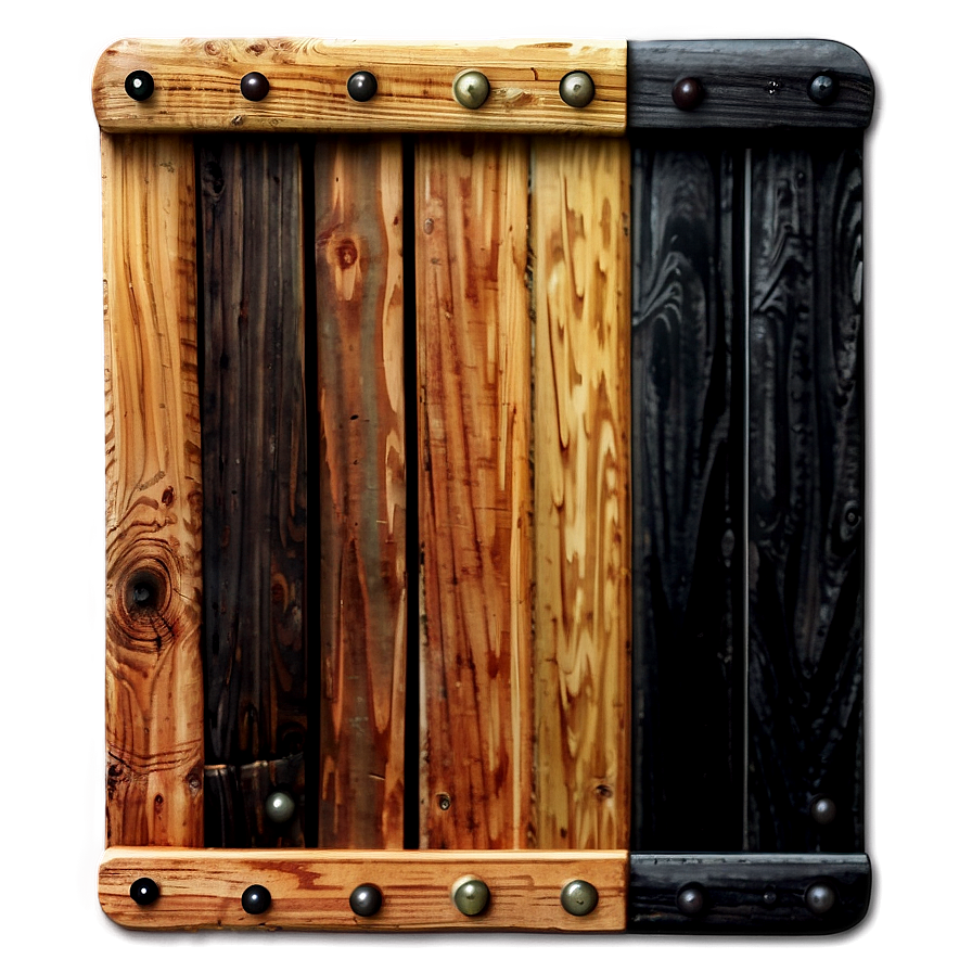 Realistic Wooden Board Png Rle PNG