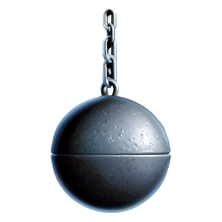 Realistic Wrecking Ball Illustration Png Iel80 PNG