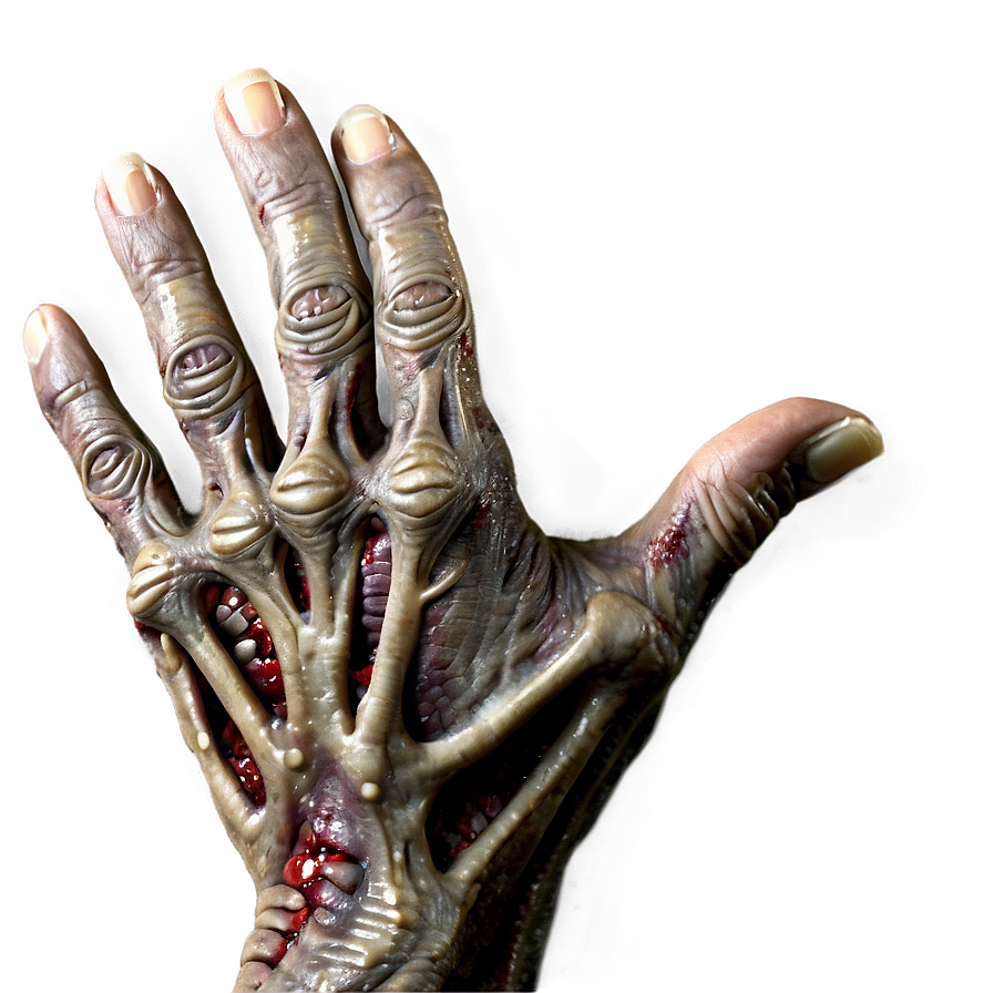 Realistic Zombie Hand Png Onw80 PNG