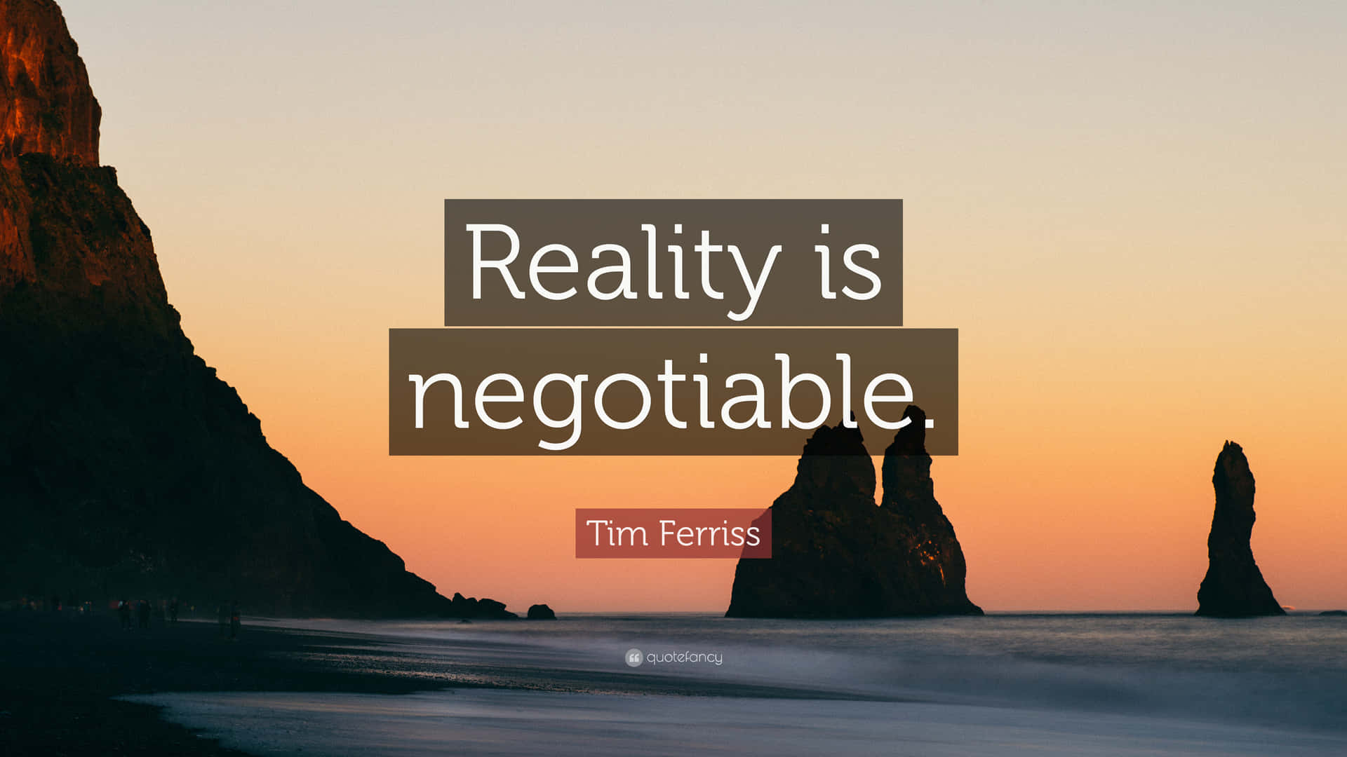 Reality Is Negotiable Wallpaper