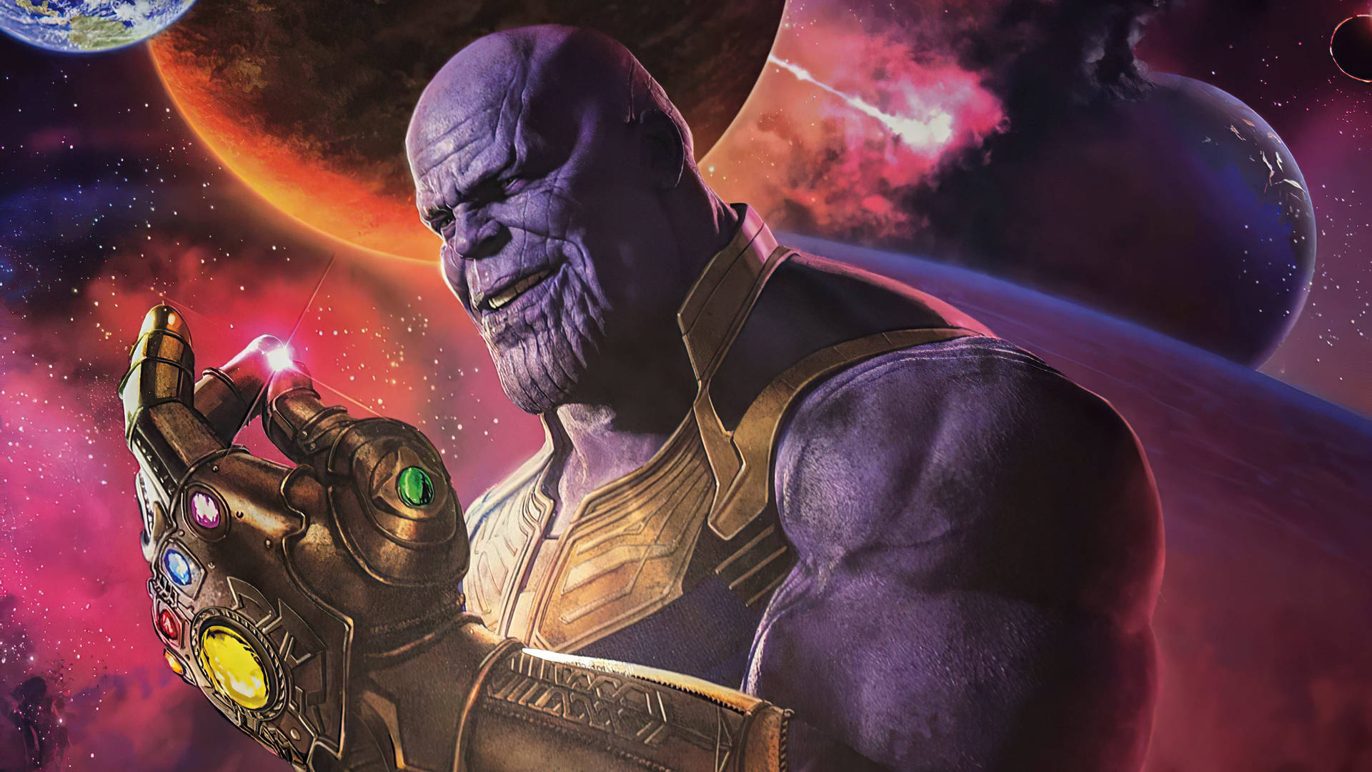Reality Stone Thanos Hd Wallpaper