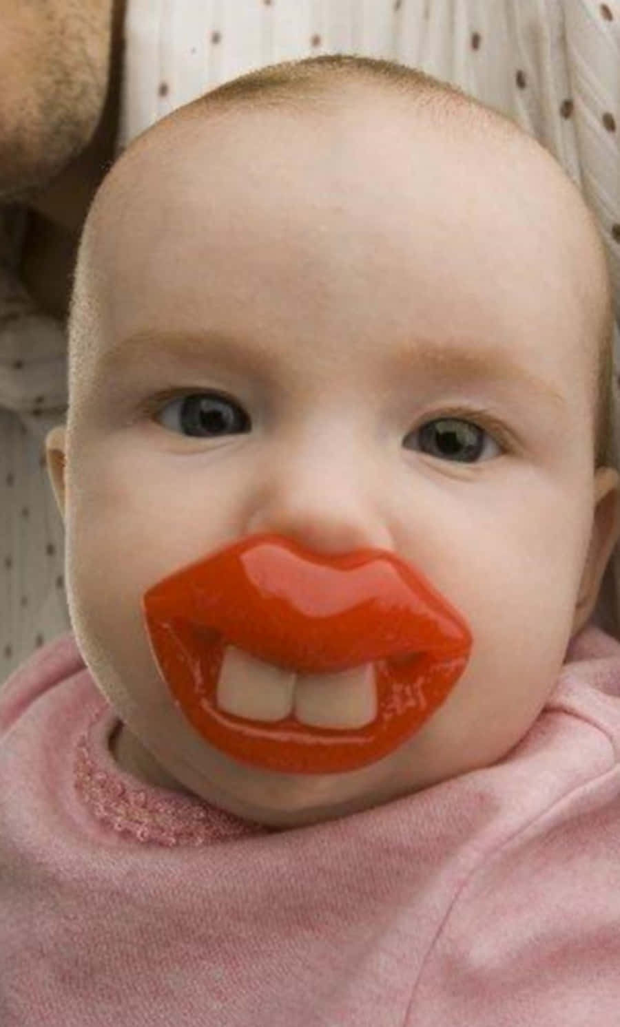 Really Funny Baby Wide Lips Picture