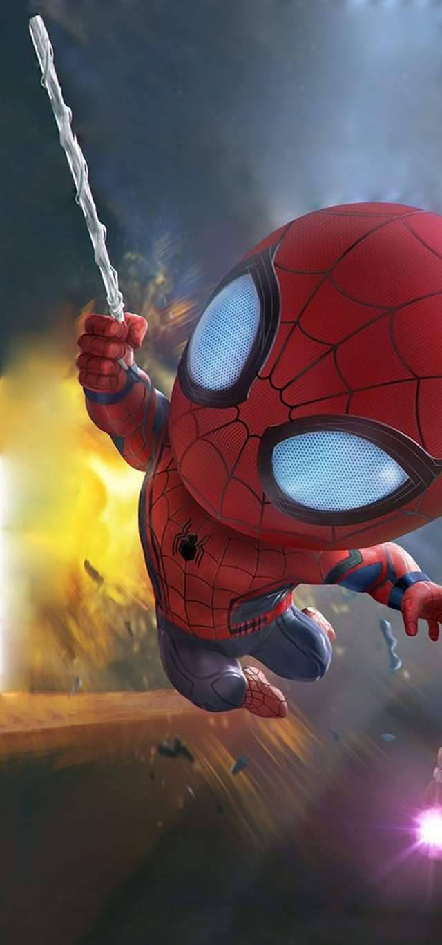 Realme 6 Punch Hole Cg Spiderman Background