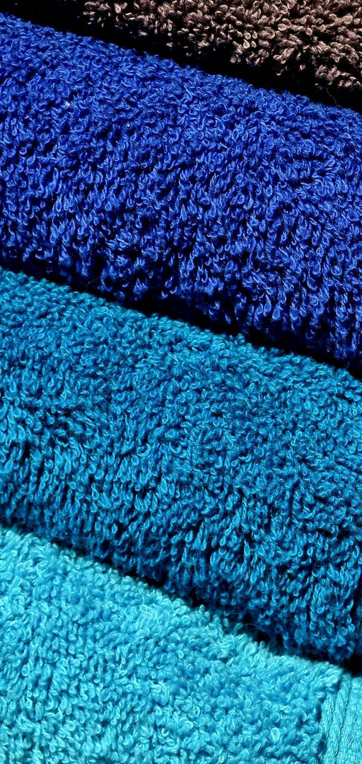 Realme 7 Blue Rug Texture Wallpaper