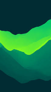 Realme 7 Green Abstract Wallpaper