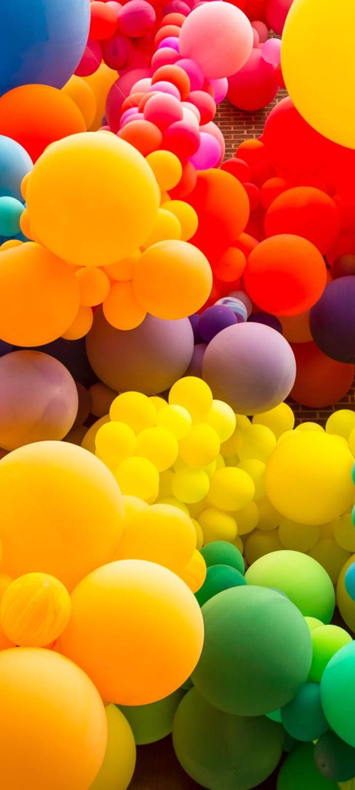 Realme 7 Pro Colorful Balloons Wallpaper