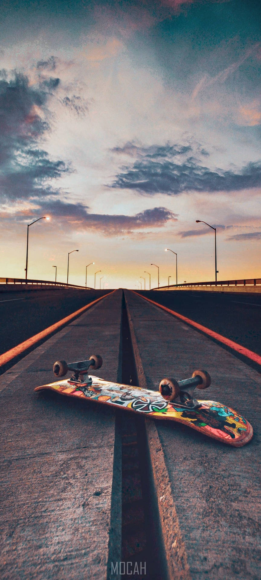 Realme 7 Pro Skateboard Wallpaper
