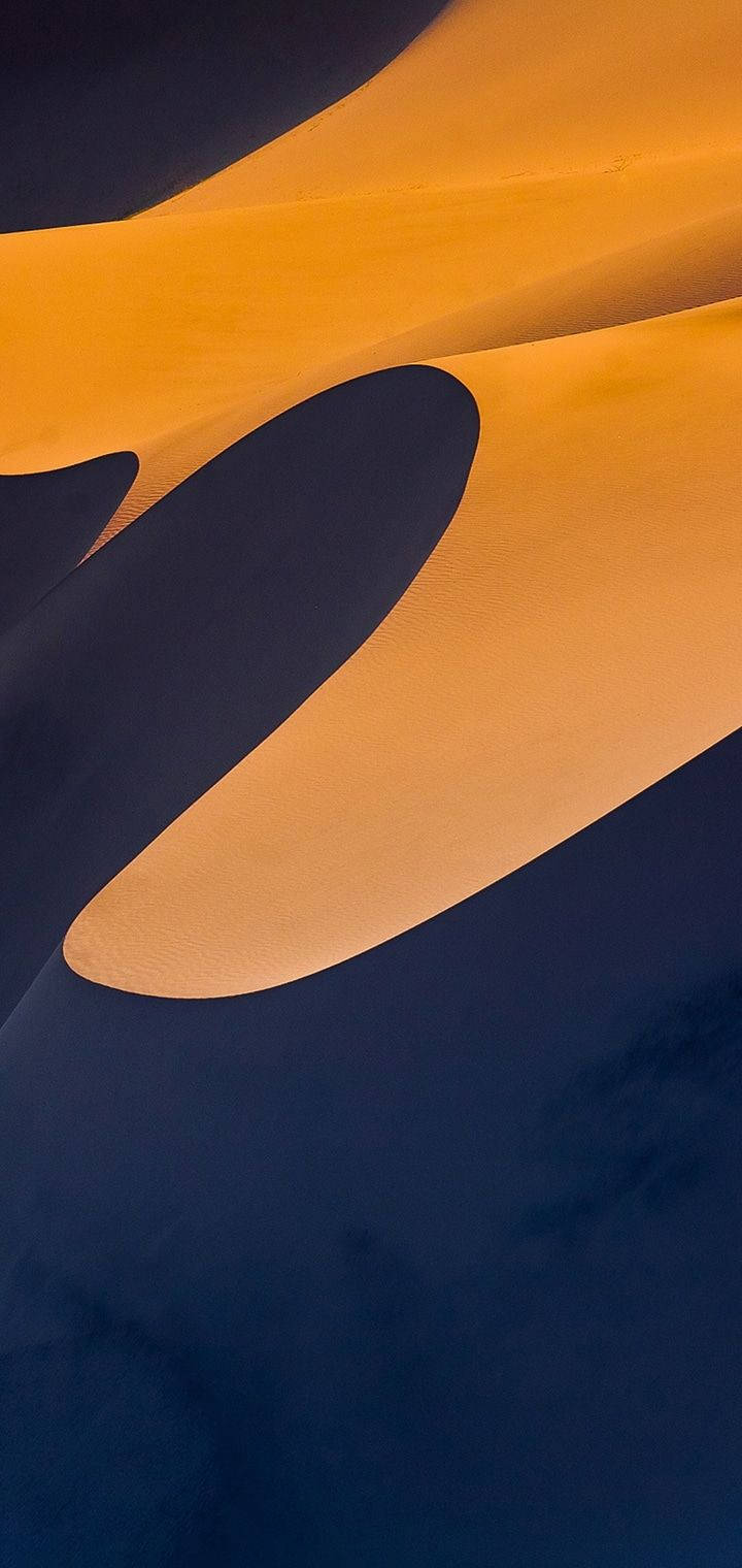 Realme Abstract ørken Natten Wallpaper