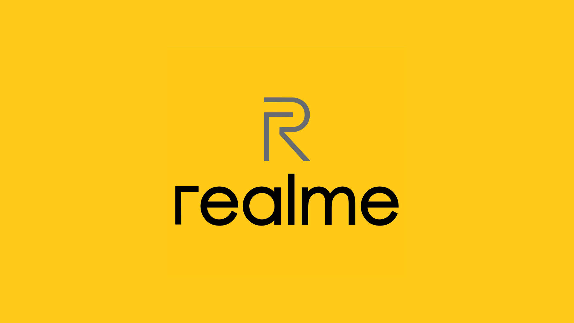 Realmeoffizielles Logo Wallpaper