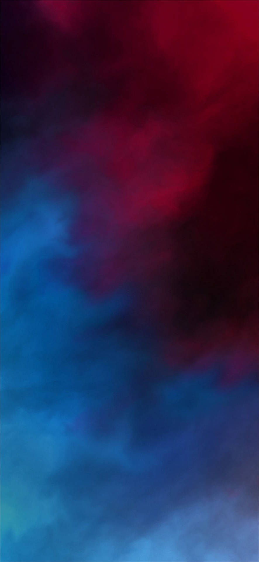 Realme Red And Blue Smoke Wallpaper