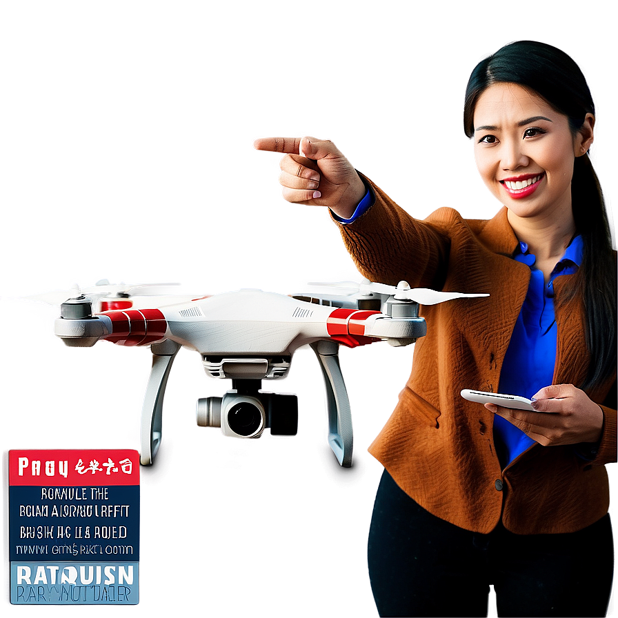 Realtor With Drone Photography Png 06132024 PNG