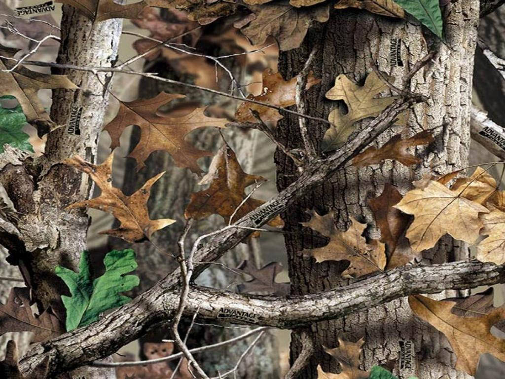 Realtree Dried Leaves Camo Wallpaper