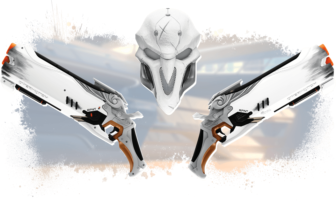 Reaper Hellfire Shotgunsand Mask PNG