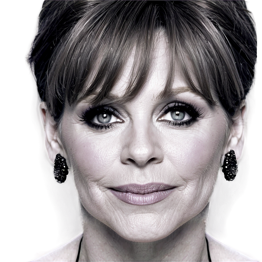 Reba Mcentire Black And White Png 06252024 PNG