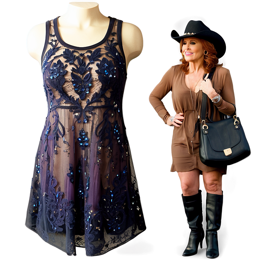 Reba Mcentire Concert Outfit Png Xfo PNG