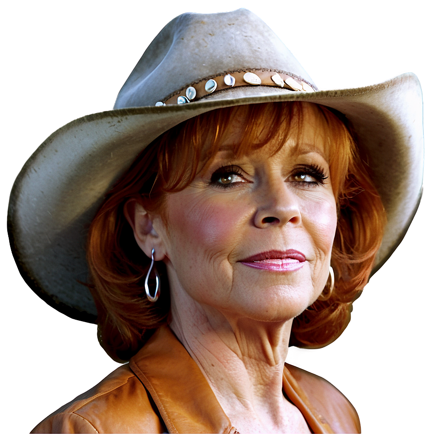 Reba Mcentire In Cowboy Hat Png Cdp69 PNG