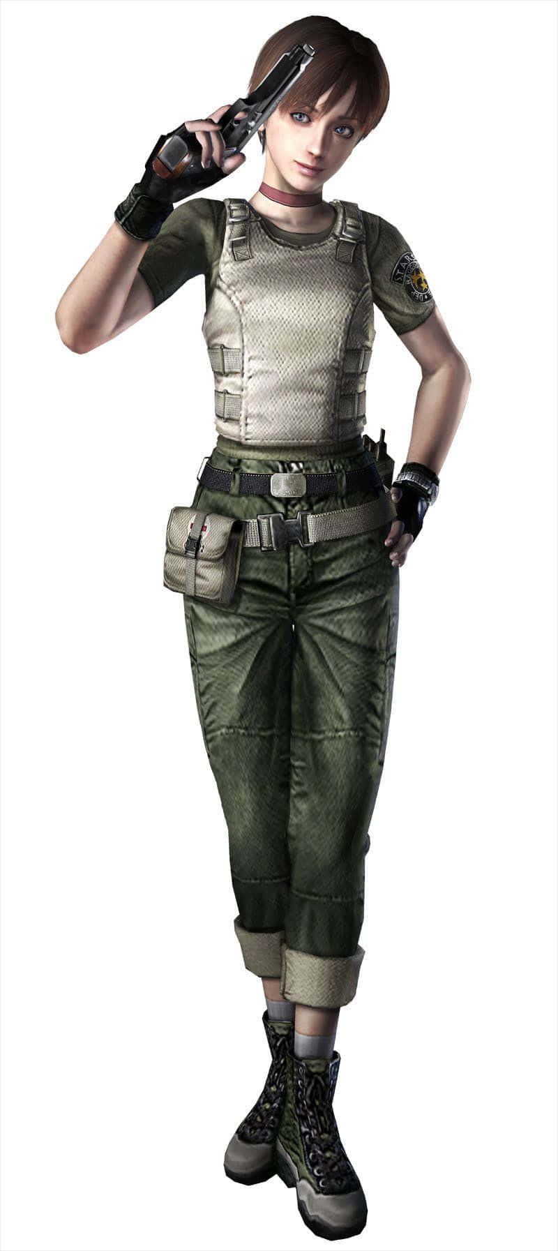 "rebecca Chambers - Fearless Combat Medic" Wallpaper