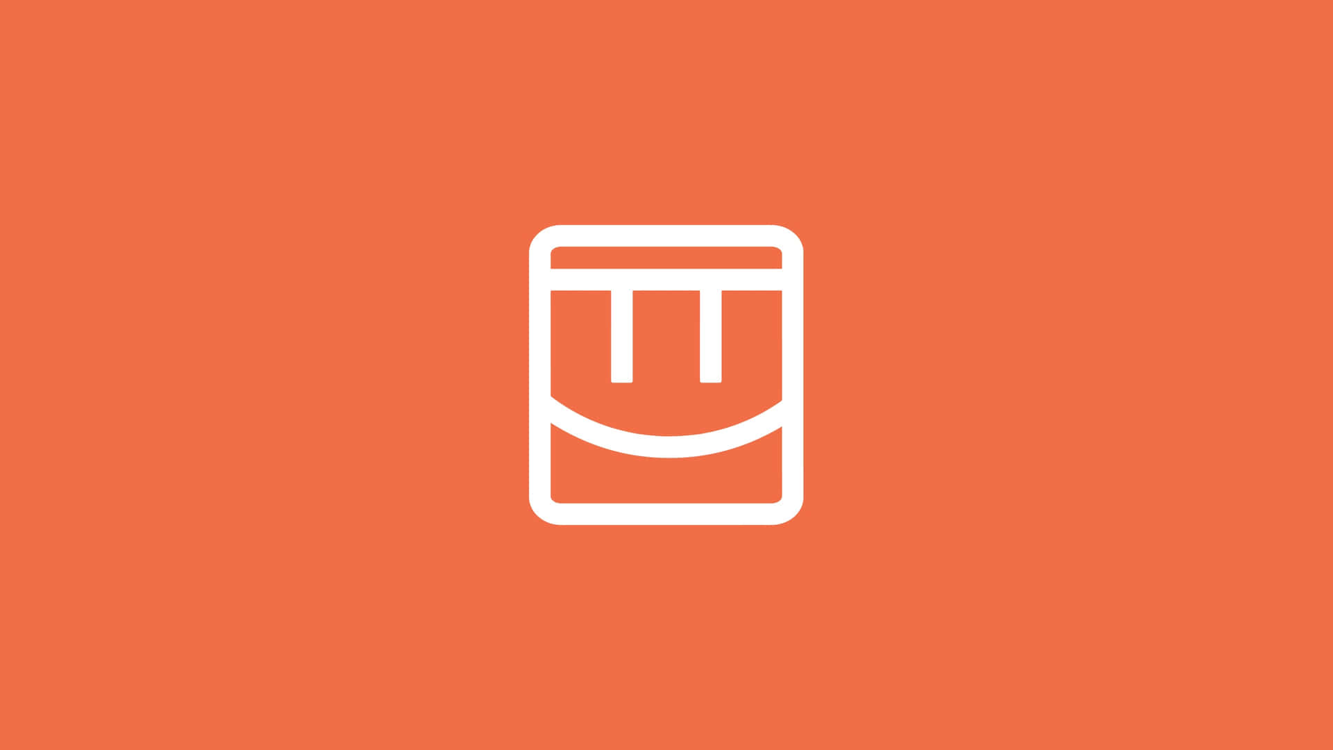 Rec Room Logo Orange Background Wallpaper