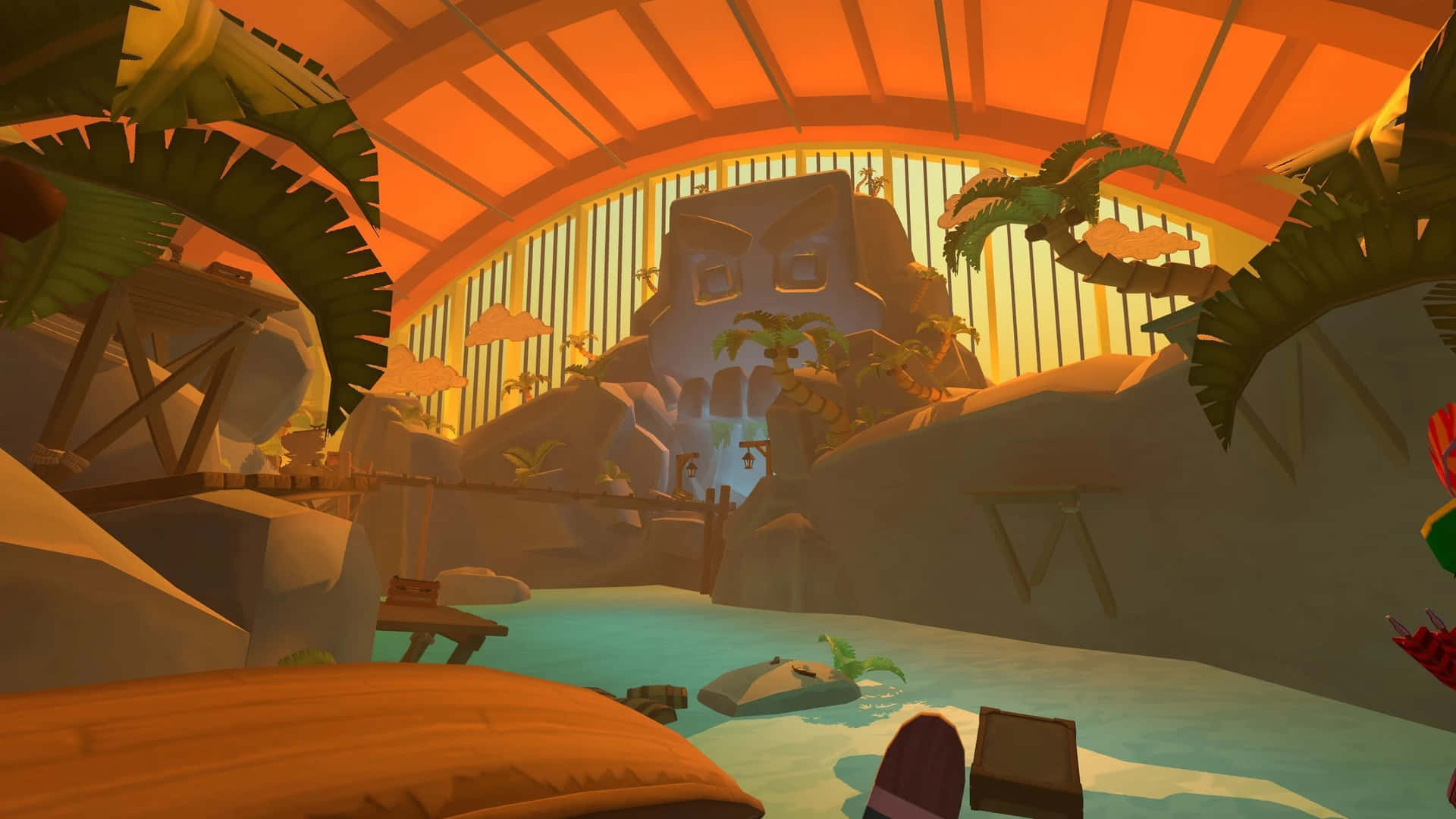 Rec Room_ Virtual Tropical Oasis.jpg Wallpaper