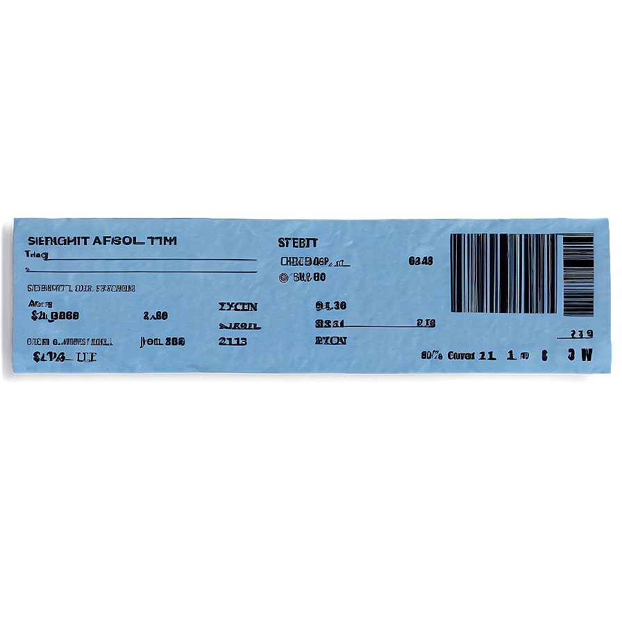 Receipt Design Png 7 PNG