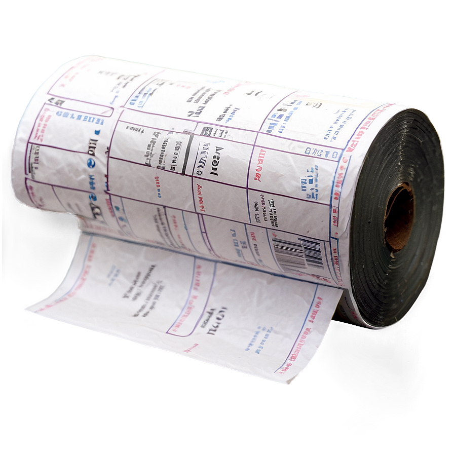 Receipt Roll Png Qto PNG