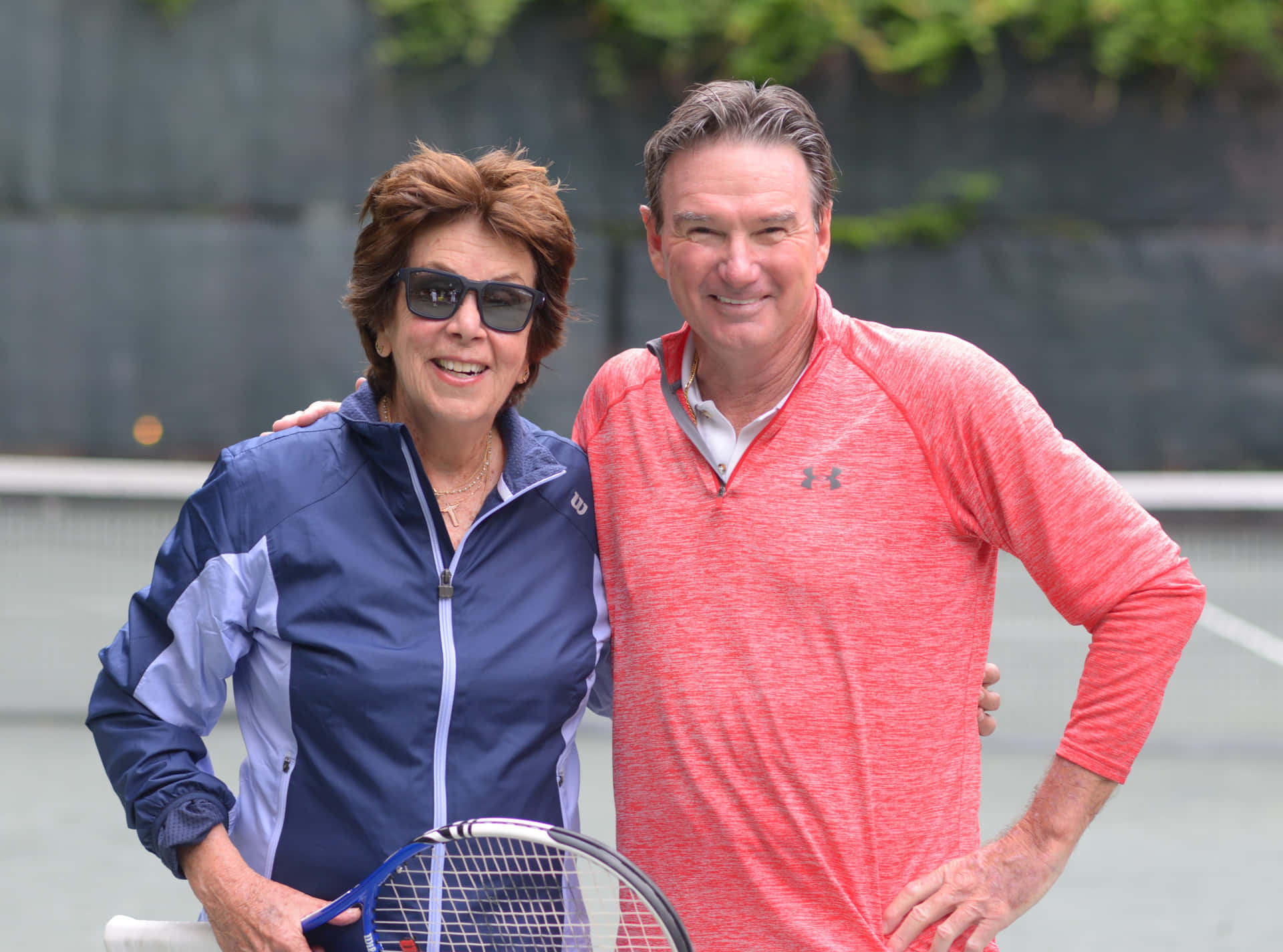 Recent Photo Of Maria Bueno With Acquaintance Wallpaper