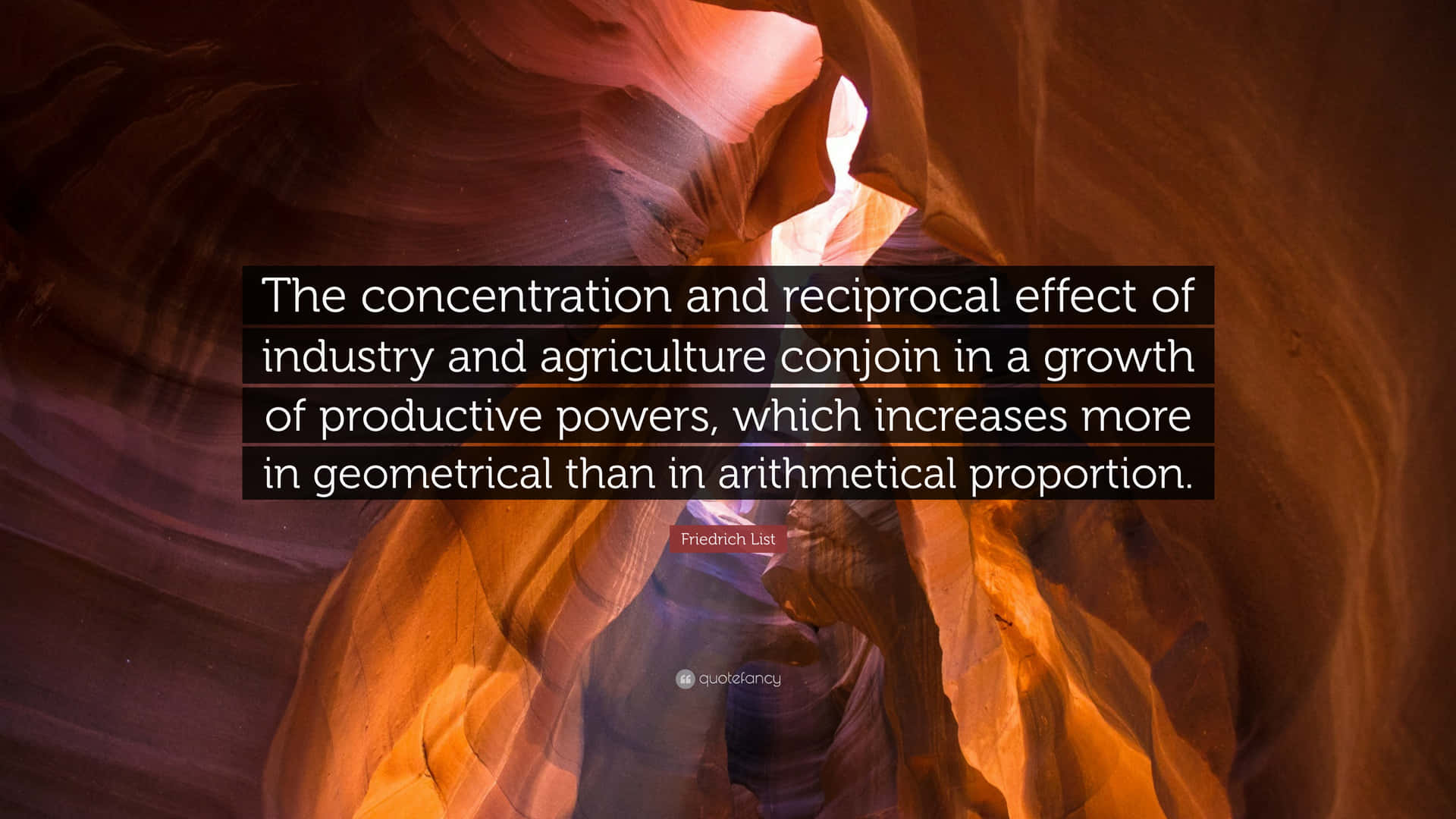 Reciprocal Effect Quote Antelope Canyon Wallpaper