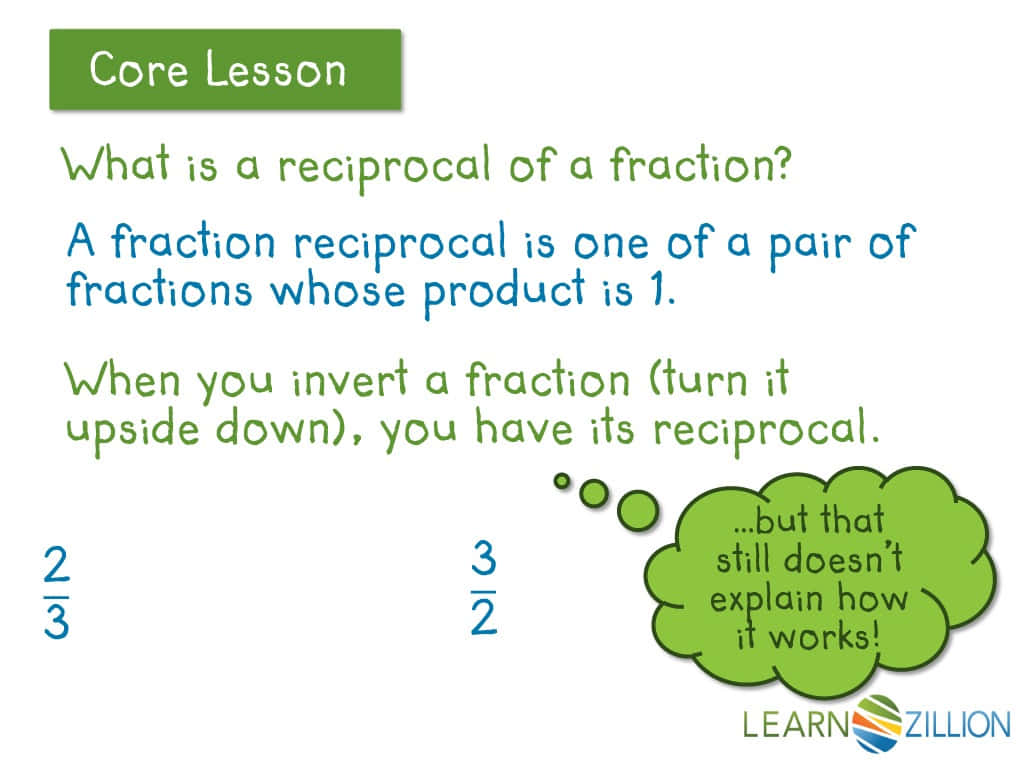 Reciprocal Fraction Explanation Learn Zillion Wallpaper