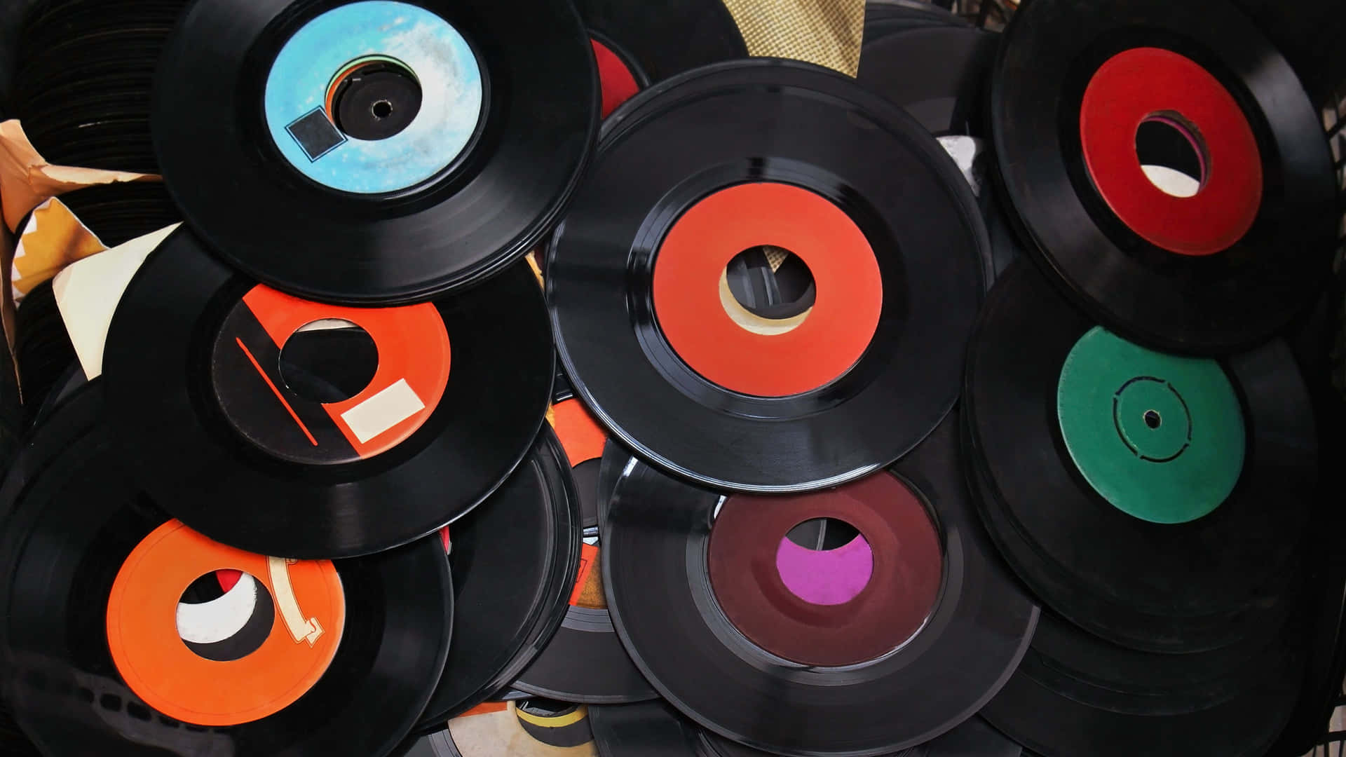 Vinyl Record on Turntable