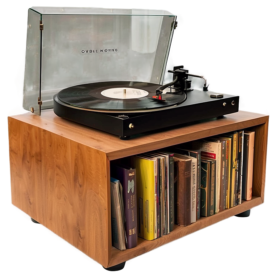 Record Player Cabinet Png 05242024 PNG