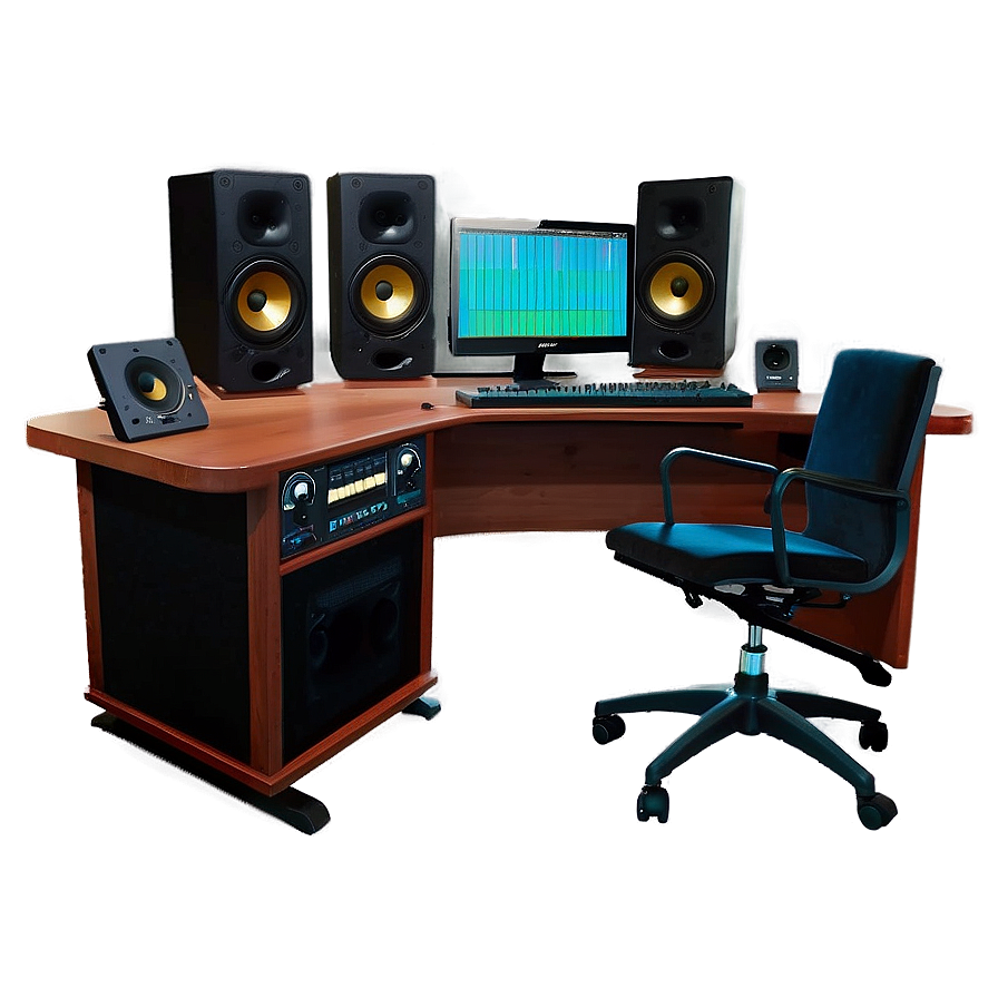 Recording Studio Producer Desk Png 86 PNG