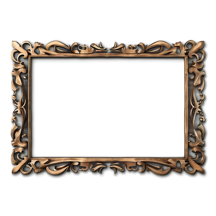 Rectangular Ornate Frame Png Dtd PNG