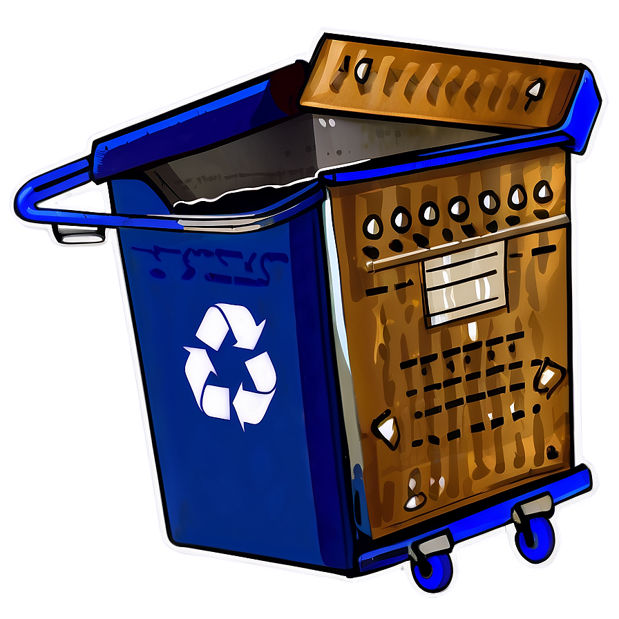 Recycle Bin Clipart Png 06132024 PNG