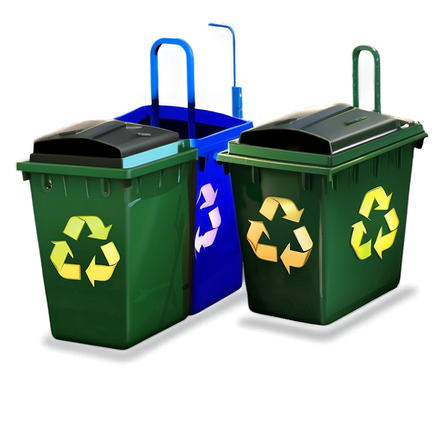 Recycle Bin Set Png 06132024 PNG