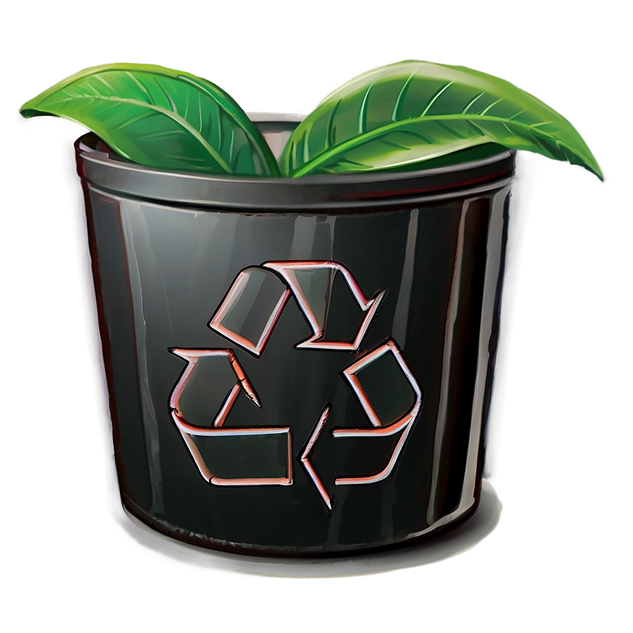 Recycle Plant Illustration Png 05242024 PNG