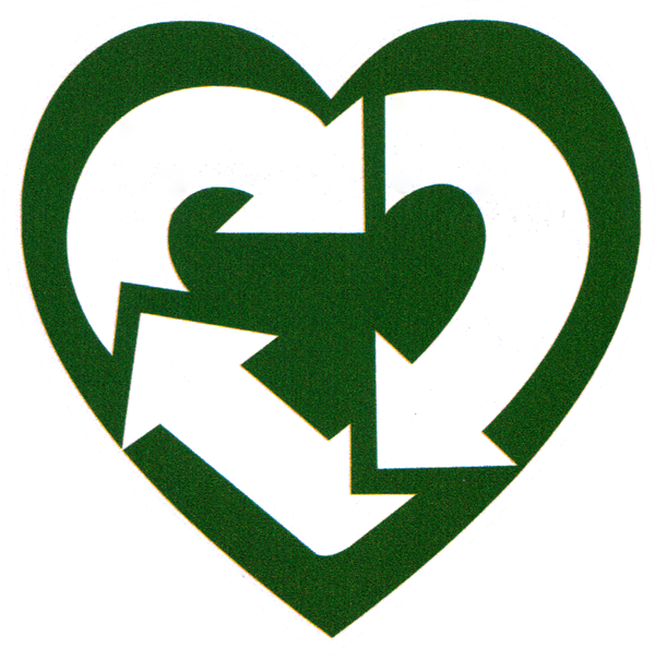 Recycling Heart Logo PNG