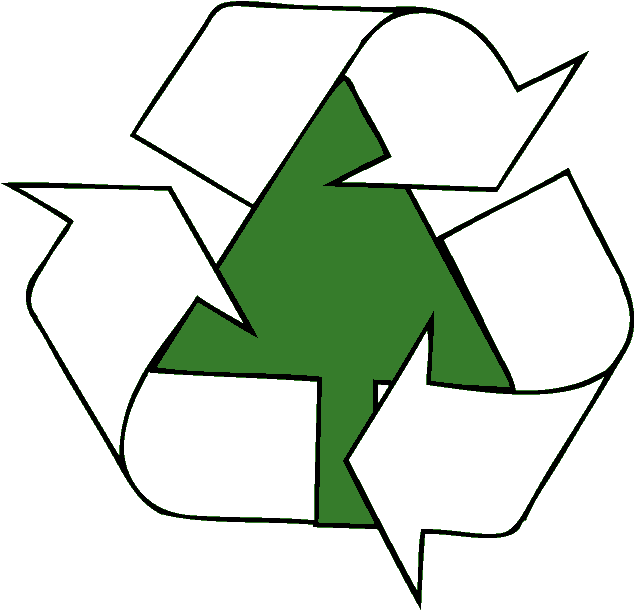 Recycling Symbol Green Arrow PNG