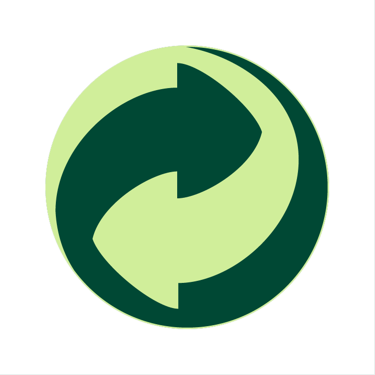 Download Recycling Symbol Green Background | Wallpapers.com