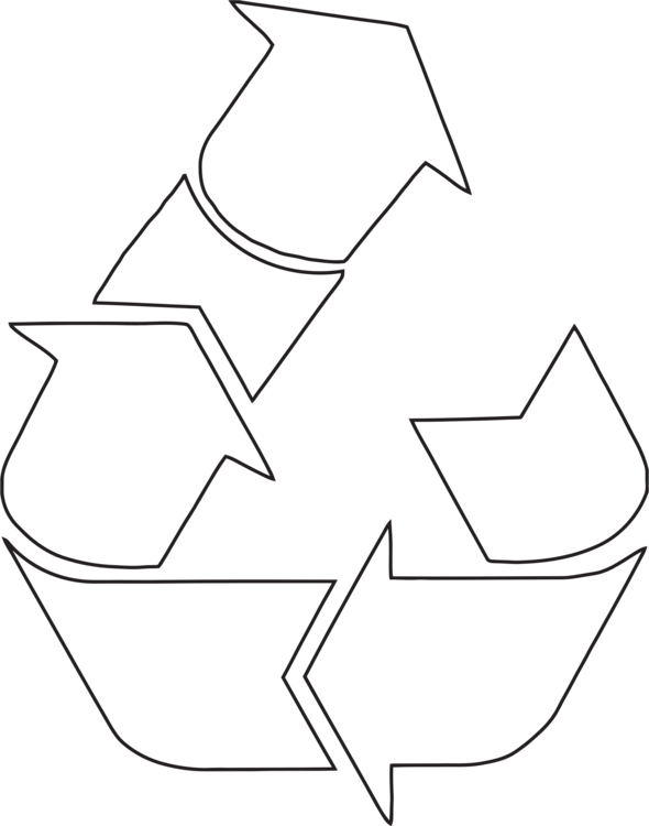 Download Recycling Symbol Outline | Wallpapers.com