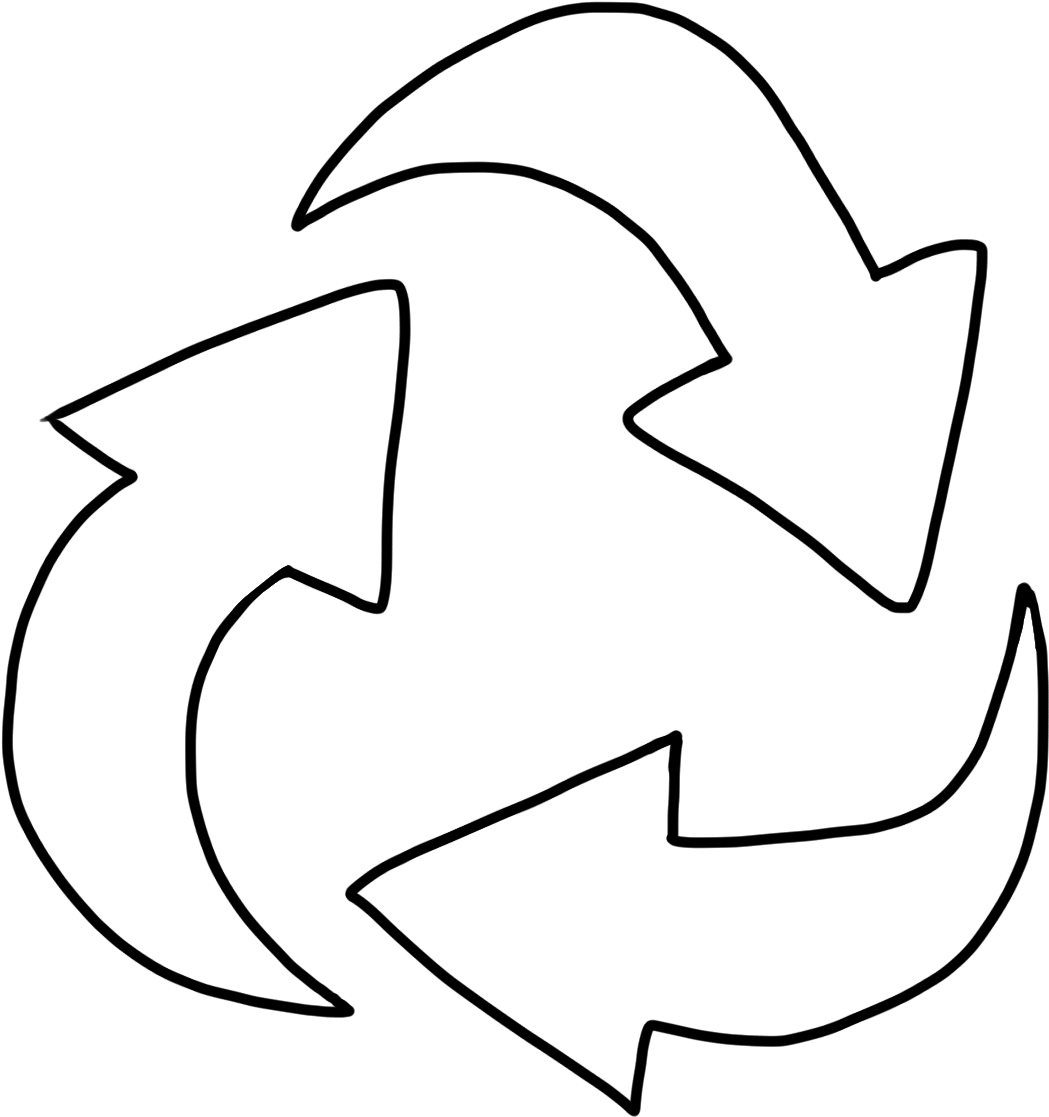 Recycling Symbol Vector PNG