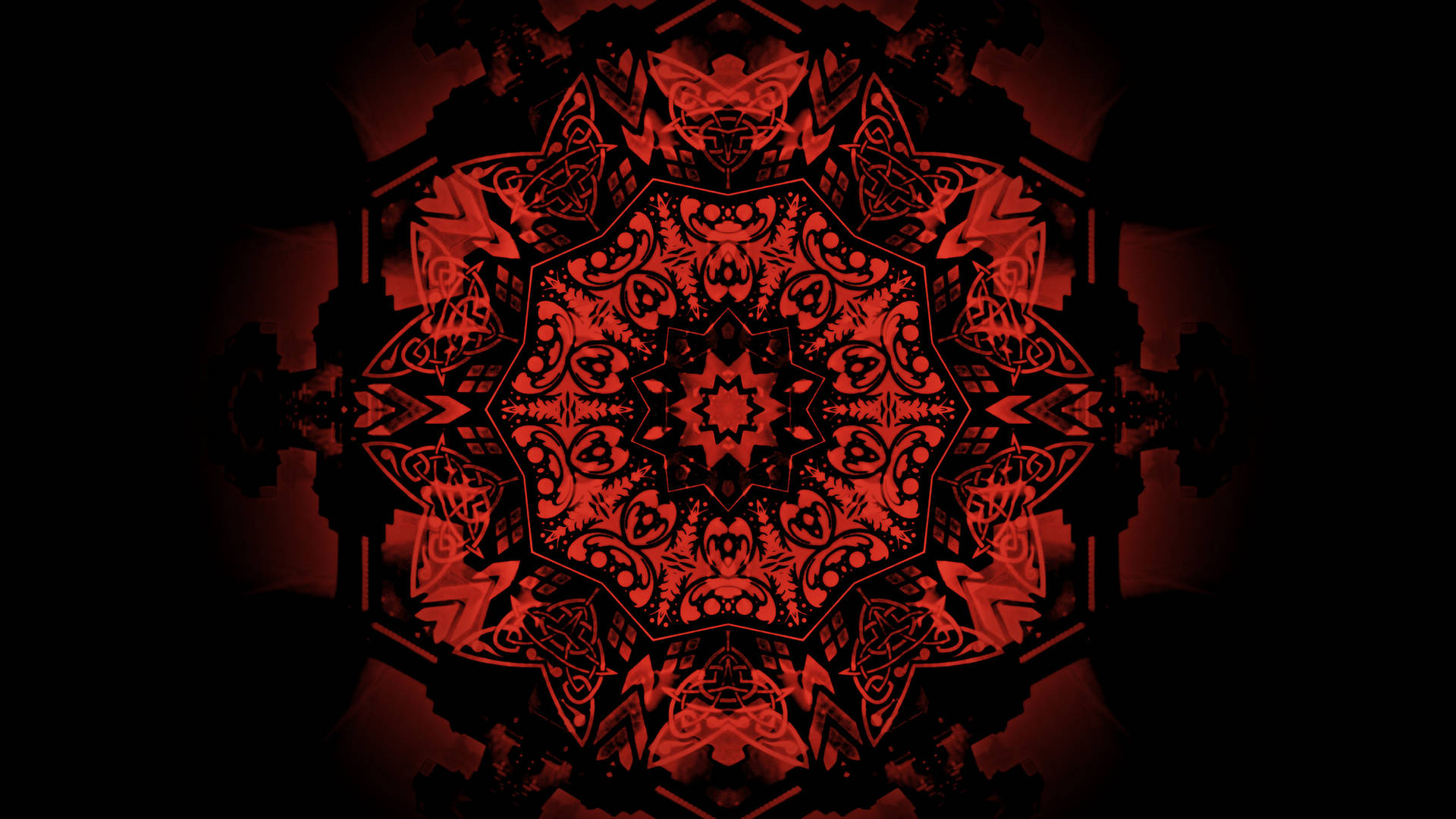 Red 4k Uhd Flower Abstract Picture